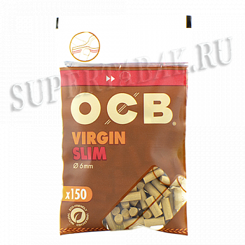    6 OCB Slim Virgin Unbleached (150 )