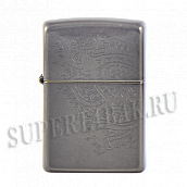  Zippo 29431 - Iced Paisley - Gray Dusk