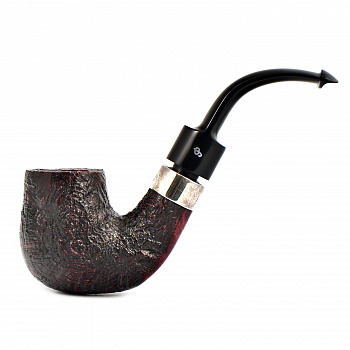  Peterson House Pipe - Sandblasted Bent P-Lip ( 9 )