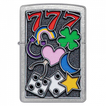  Zippo 48682 - All Luck - Street Chrome