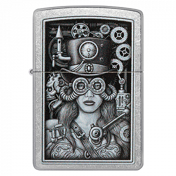  Zippo 48387 - Steampunk - Street Chrome