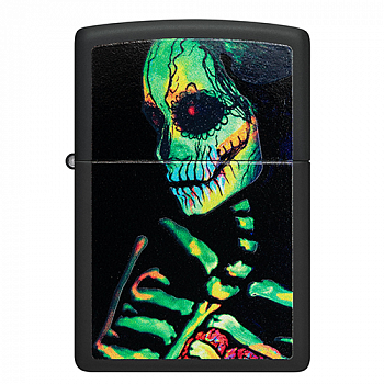  Zippo 48761 - Skeleton Design - Black Light