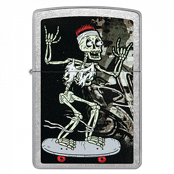  Zippo 48911 - Skateboard Design - Street Chrome