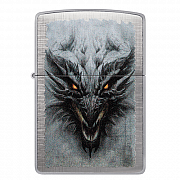  Zippo 48732 - Dragon Design - Linen Weave