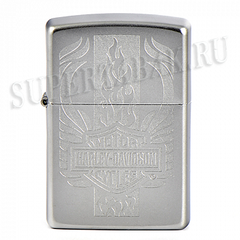  Zippo 49660 - Harley Davidson - Satin Chrome