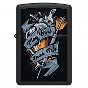  Zippo 48679 - Darts - Black Matte