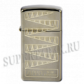  Zippo 49709 - 65th Anniversary Zippo Slim Collectible - Black Ice