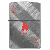  Zippo 48451 - Ace Design - Brushed Chrome