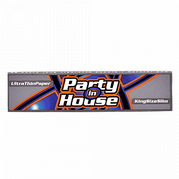   Party in House - King Size Slim - Ultra Thin Silver