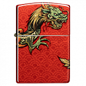  Zippo 48513 - Dragon Design - 540 Tumbled Brass