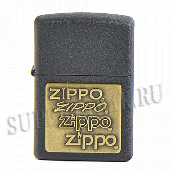  Zippo 362 Black Crackle - W/Brs Emblem ZippoZippoZippo