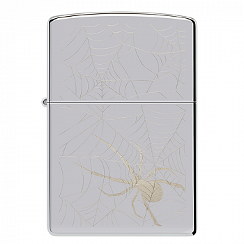  Zippo 48767 - Spider Design - High polish Chrome